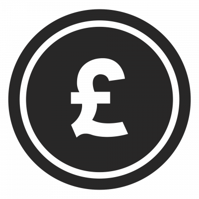 gbp pound coin icon by Vexels