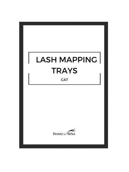 cat eye lash mapping trays styling guide mirka