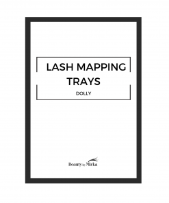 dolly eye lash mapping trays guide eyelash box styling mirka