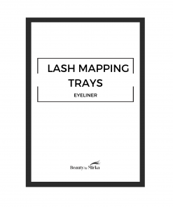 eyeliner syling effect eye lash guide box tray mapping mirka